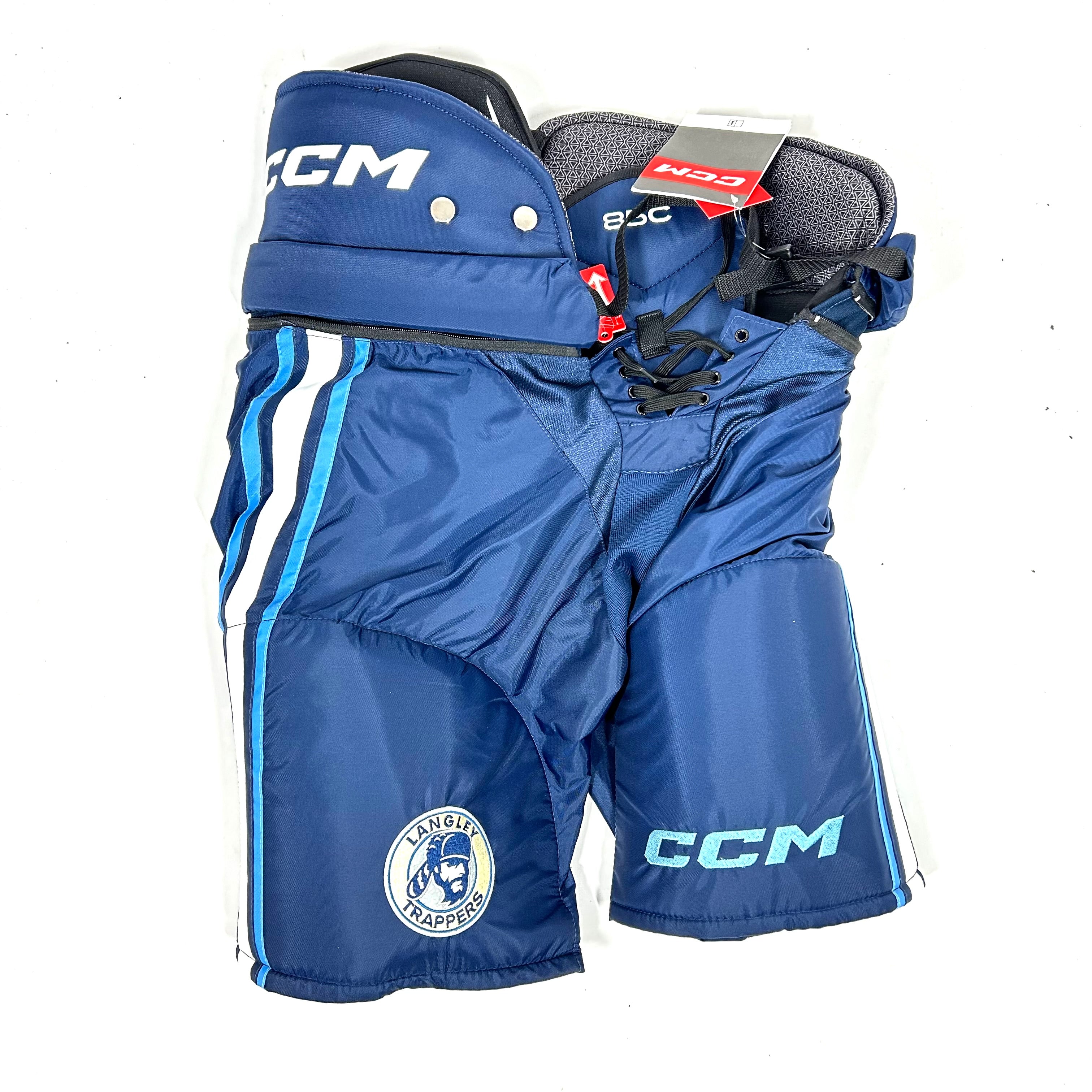 Pantalon de hockey CCM Tacks 85C Pro Stock (bleu ciel/bleu marine)